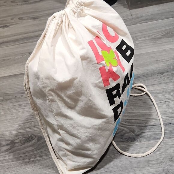 EUC Lucky Brand Canvas Drawstring Backpack - Picture 2 of 7